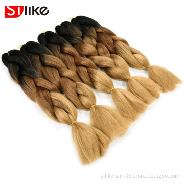 Bestselling african style hair bulk ombre braiding Synthetic hair Expression Braids Jumbo Extension Accessory China Manufacturer